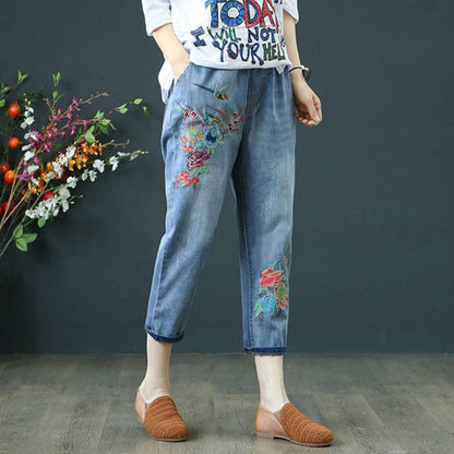 Women Casual Retro Jeans
