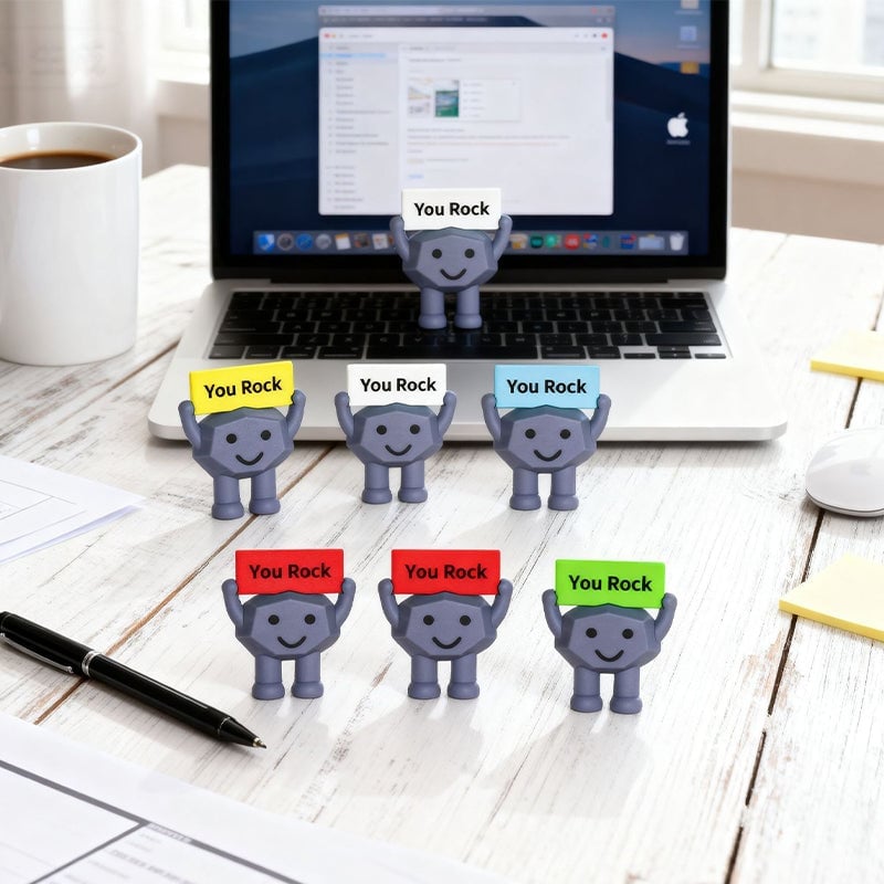 You Rock Motivational Stone Figurine