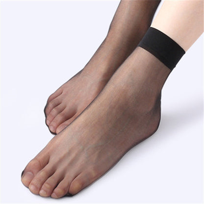 Ankle High Clear Women's Socks (10 Pairs)