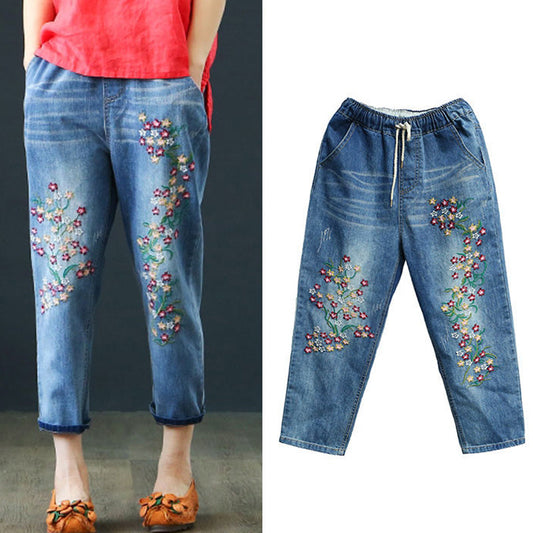 Women Casual Retro Jeans