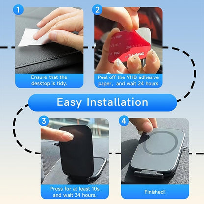 Foldable Magnetic Car Phone Mount