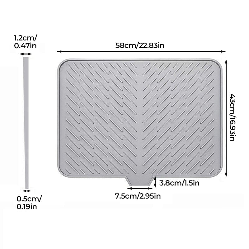 Large Size Silicone Dish Drying Mat
