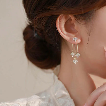 Maple Crystal Earrings