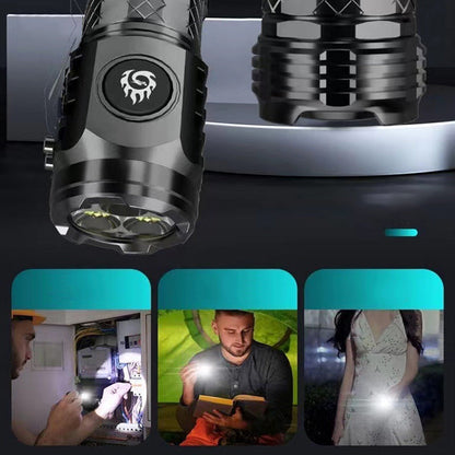 Powerful Three-Eyed Monster Mini Flashlight