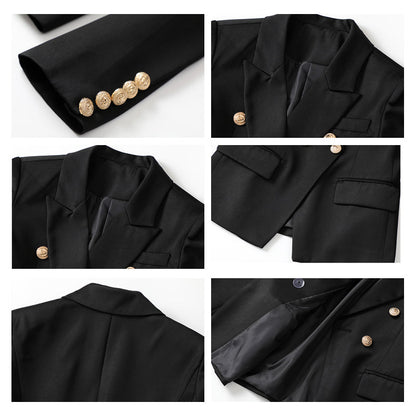 Women's Casual Shoulder Padded Suit