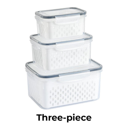 Food Storage Containers for Fridge with Removable Colander