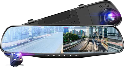 Front and Rear Dual Recording HD Night Vision Dash Cam