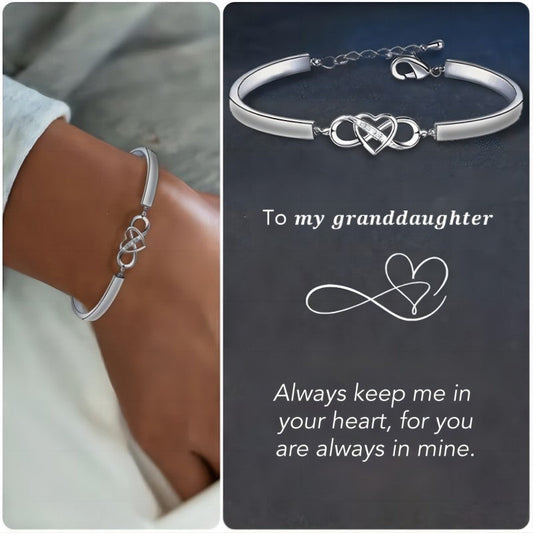 Always Remember I Love You Mom Forever Love Heart Bracelet