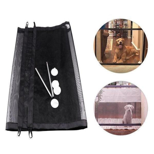 Portable Mesh Dog Gate For House