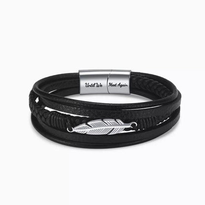 Memorial Feather Men's Bracelet