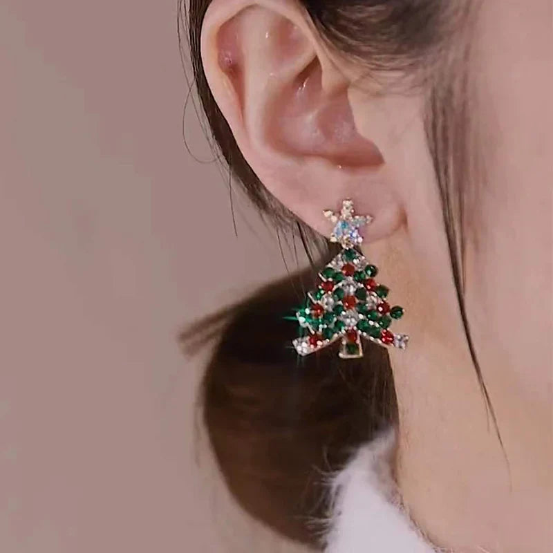 Christmas Tree Stud Earrings