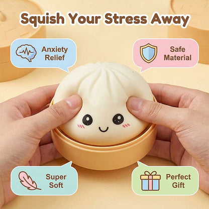 Steamed Bun Squishy Toy (Fun Squeeze Toy)
