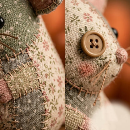 Charming Patchwork Mouse DIY Kit