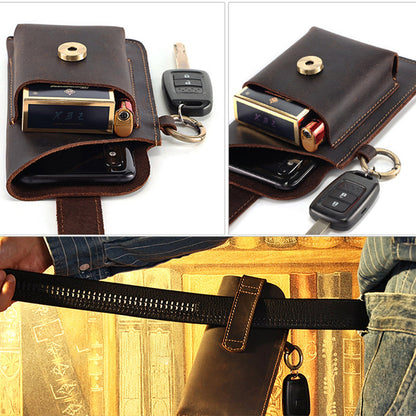 Multifunctional Leather Mobile Phone Bag