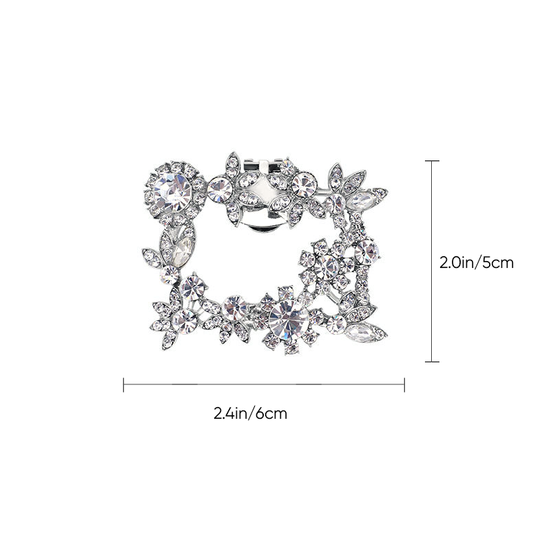 Detachable Rhinestone High Heel Shoes Buckle