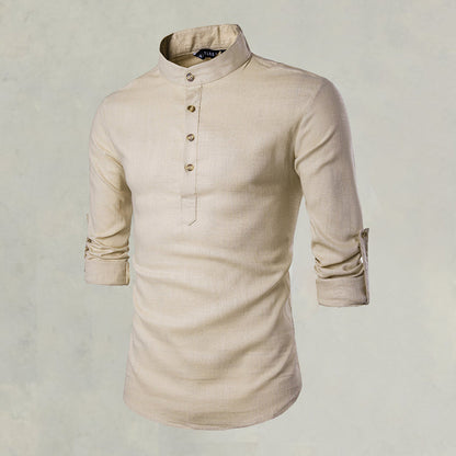 Madrid Roll-up Linen Shirt