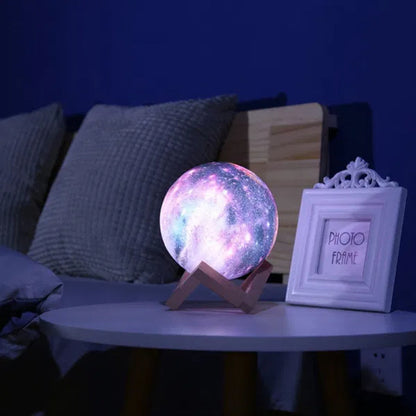 Galaxy Moon Lamp
