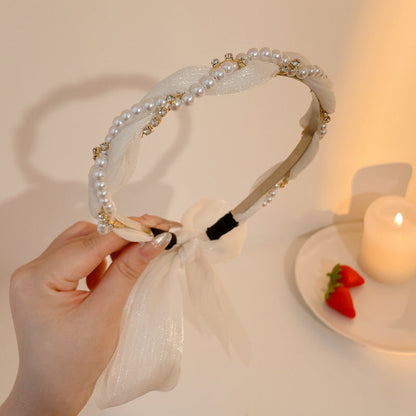 Retro Long Ribbon Headband
