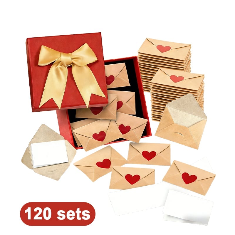 Mini Love Envelope & Heart Sticker Set