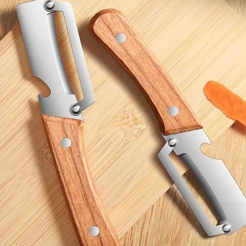 Kitchen Multi-Function Stainless Steel Thickened Fruit Peeler Knife