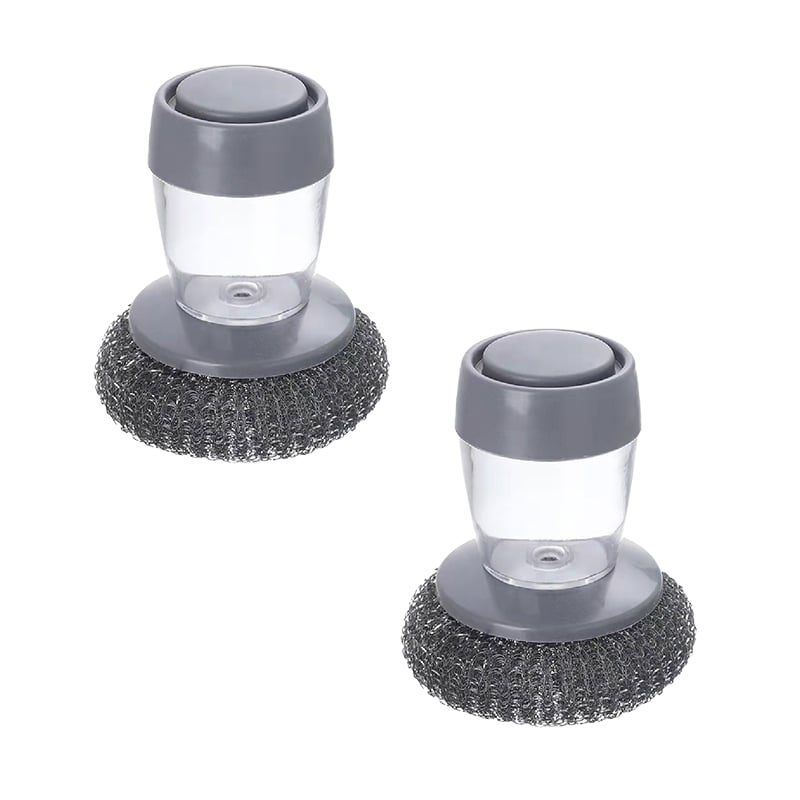 Kitchen Soap Dispensing Palm Brush