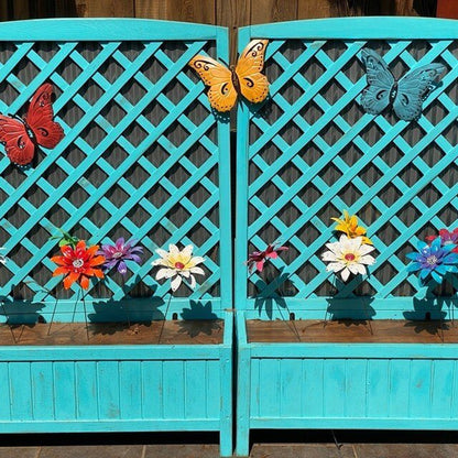 Garden Wrought Iron Flower Decoration