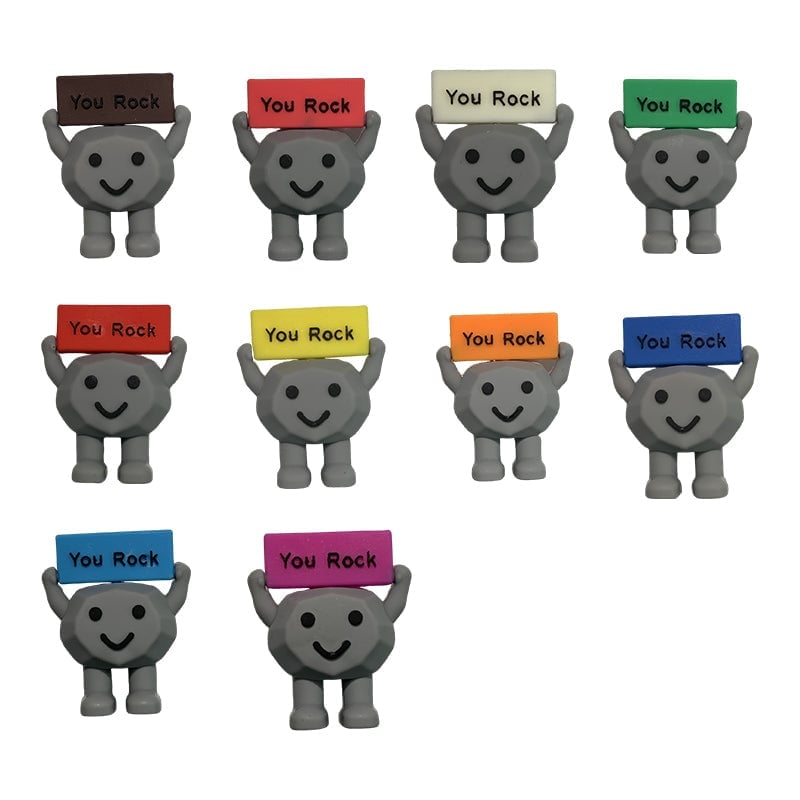 You Rock Motivational Stone Figurine