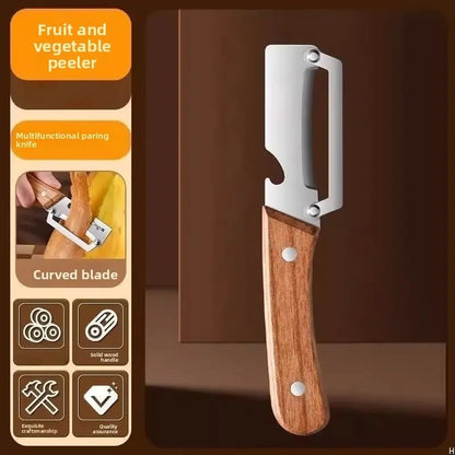 Kitchen Multi-Function Stainless Steel Thickened Fruit Peeler Knife