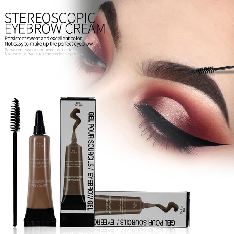 Long-lasting Waterproof Smudge-proof Liquid Eyebrow Gel