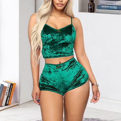 Velvet Sexy Two-Piece Suit