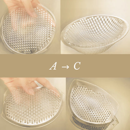 Thickened Push-up Breathable Silicone Chest Pad