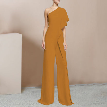Fashion One Shoulder Jumpsuit