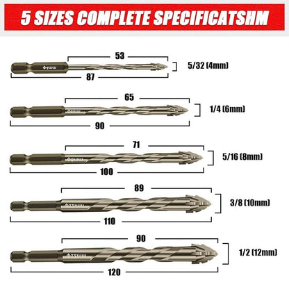 Practical Four Blade Serrated Eccentric Drill