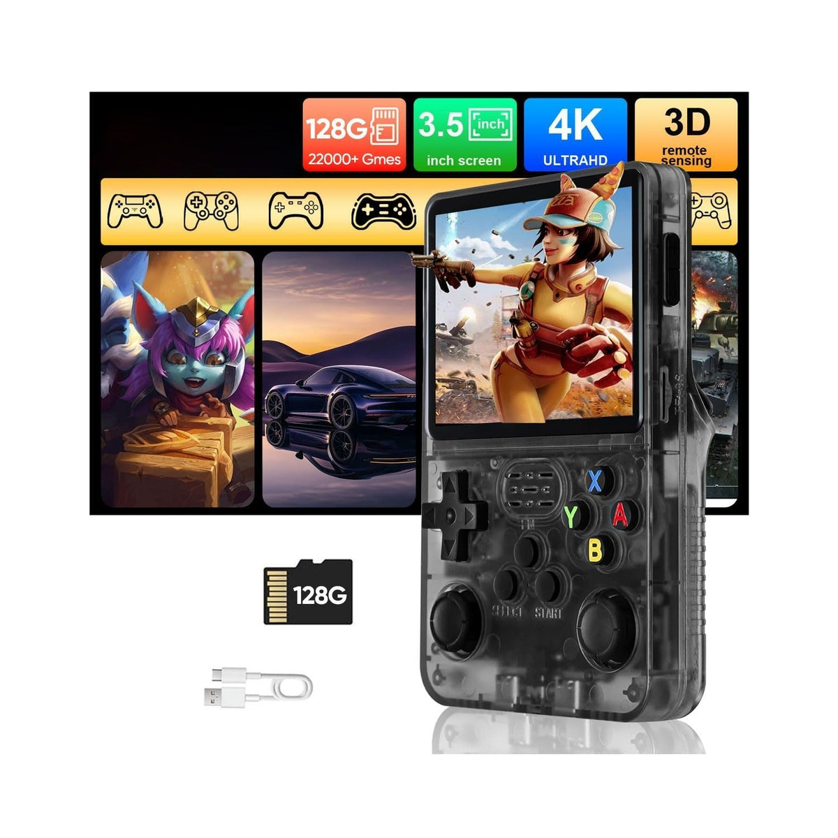 Retro Handheld Game Console Portable