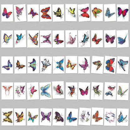 Stylish & Creative 3D Tattoo Stickers 50PCS