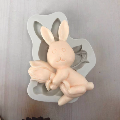3D Egg Bunny Silicone Mold