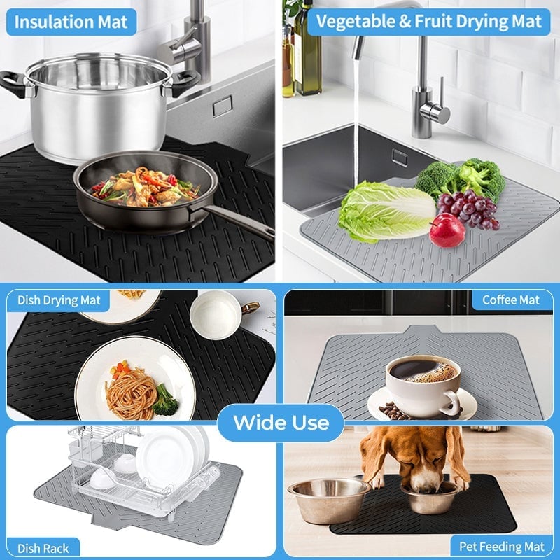 Large Size Silicone Dish Drying Mat