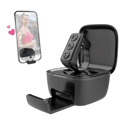 Saker Scrolling Ring Bluetooth Remote Control with Phone holder