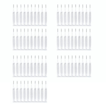 Shower hole cleaning brush nozzle