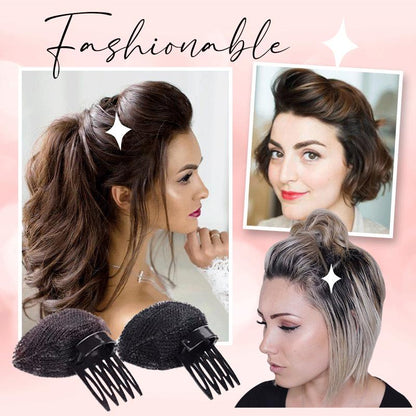 Invisible Fluffy Hair Pad Sponge Clip