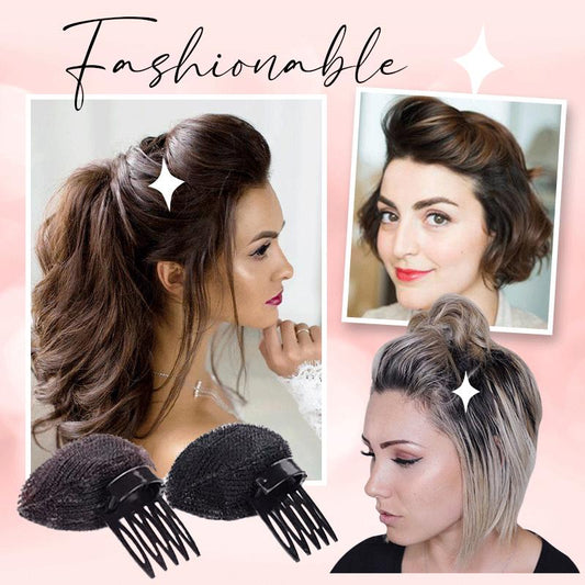 Invisible Fluffy Hair Pad Sponge Clip