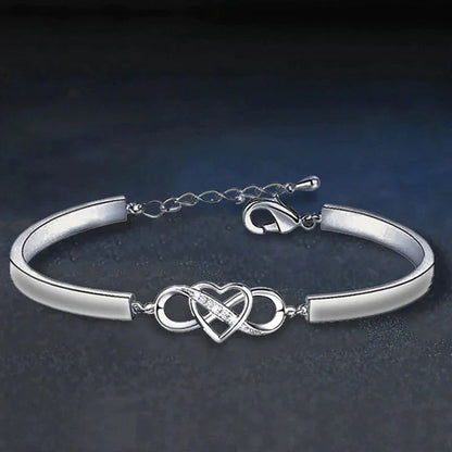 Always Remember I Love You Mom Forever Love Heart Bracelet