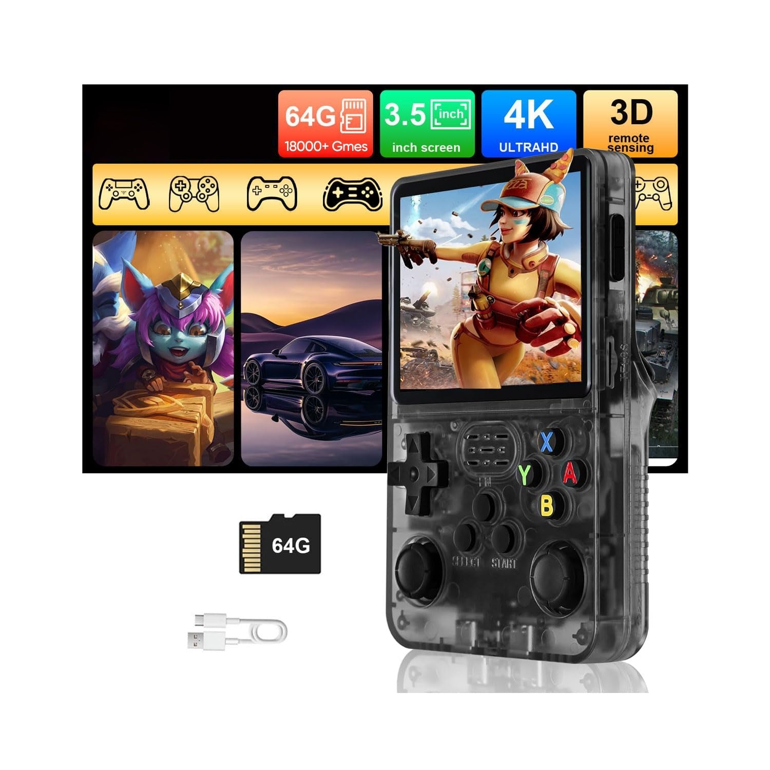 Retro Handheld Game Console Portable