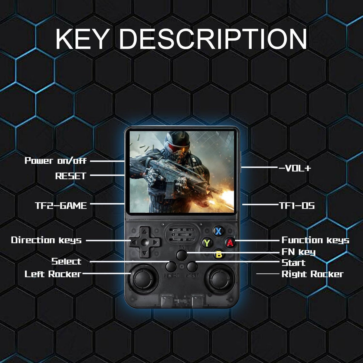 Retro Handheld Game Console Portable