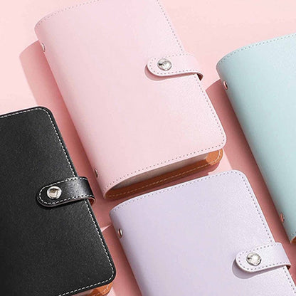 A6 Snap-Button Mirror Finish Savings Binder