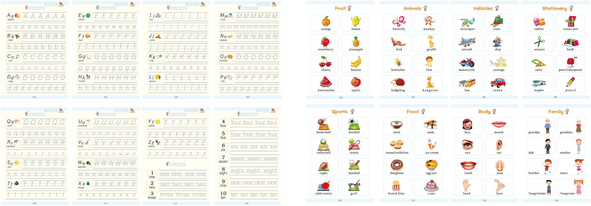 Reusable Magic Handwriting Practice Copybook