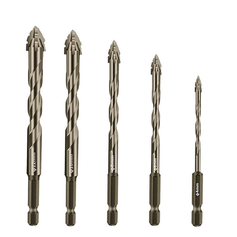 Practical Four Blade Serrated Eccentric Drill