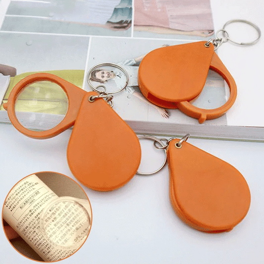 Mini Keychain Magnifying Glass
