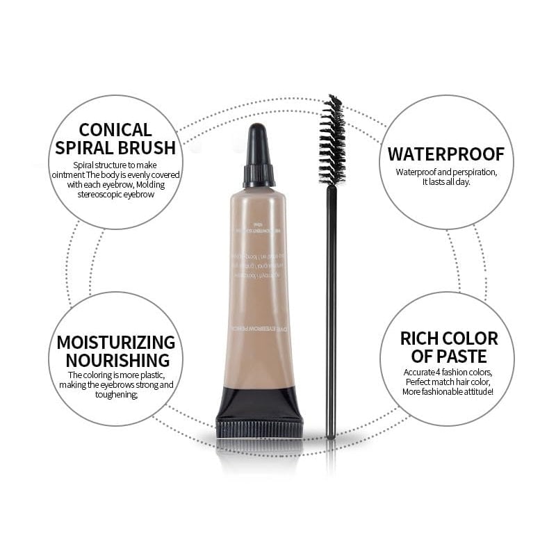 Long-lasting Waterproof Smudge-proof Liquid Eyebrow Gel