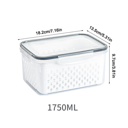 Food Storage Containers for Fridge with Removable Colander